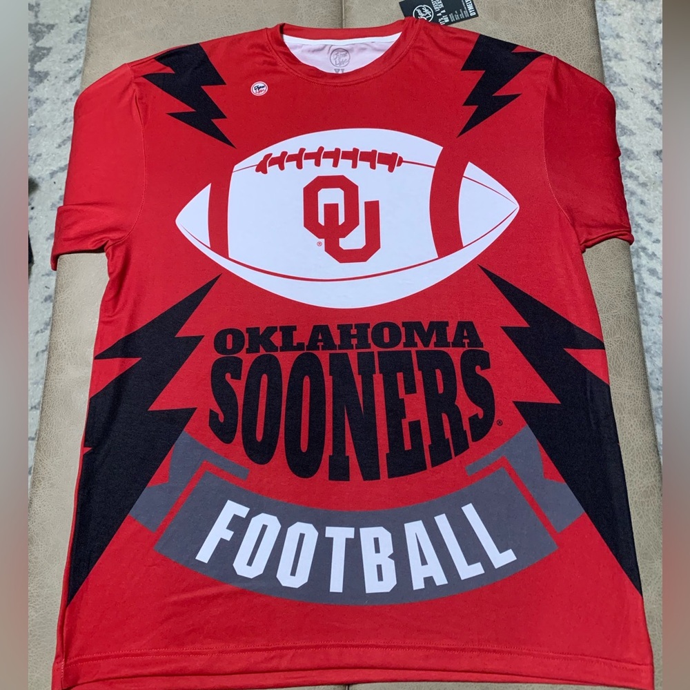 Dyme Lyfe Oklahoma Sooners Red Shock Tee NWT Men’s Size XL